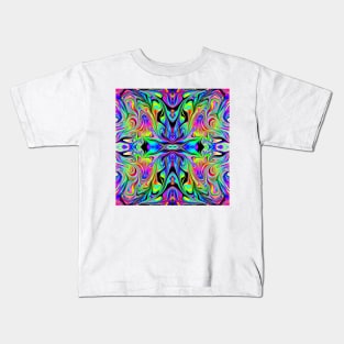 Macrodose (Psychedelic Mandala) Kids T-Shirt